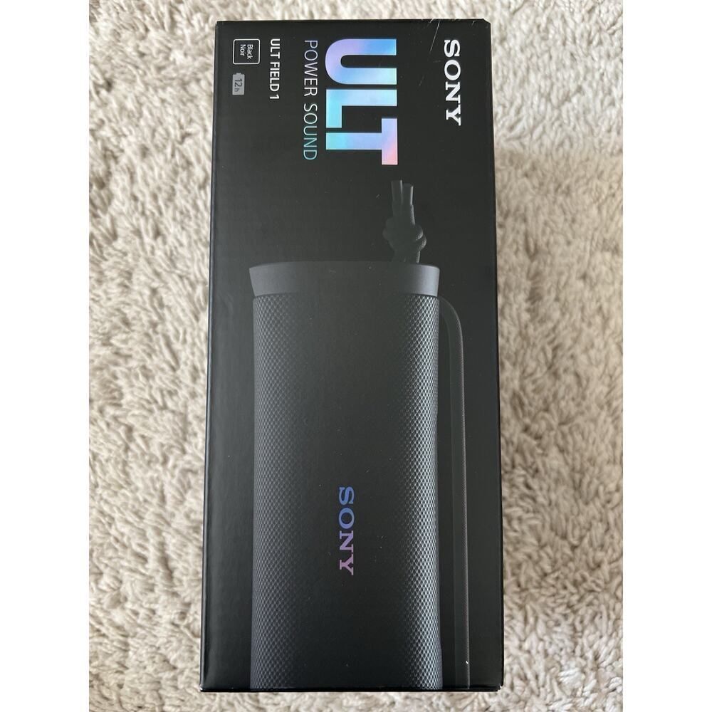 Sony ULT Field 1 Wireless Portable Bluetooth Speaker Black -New